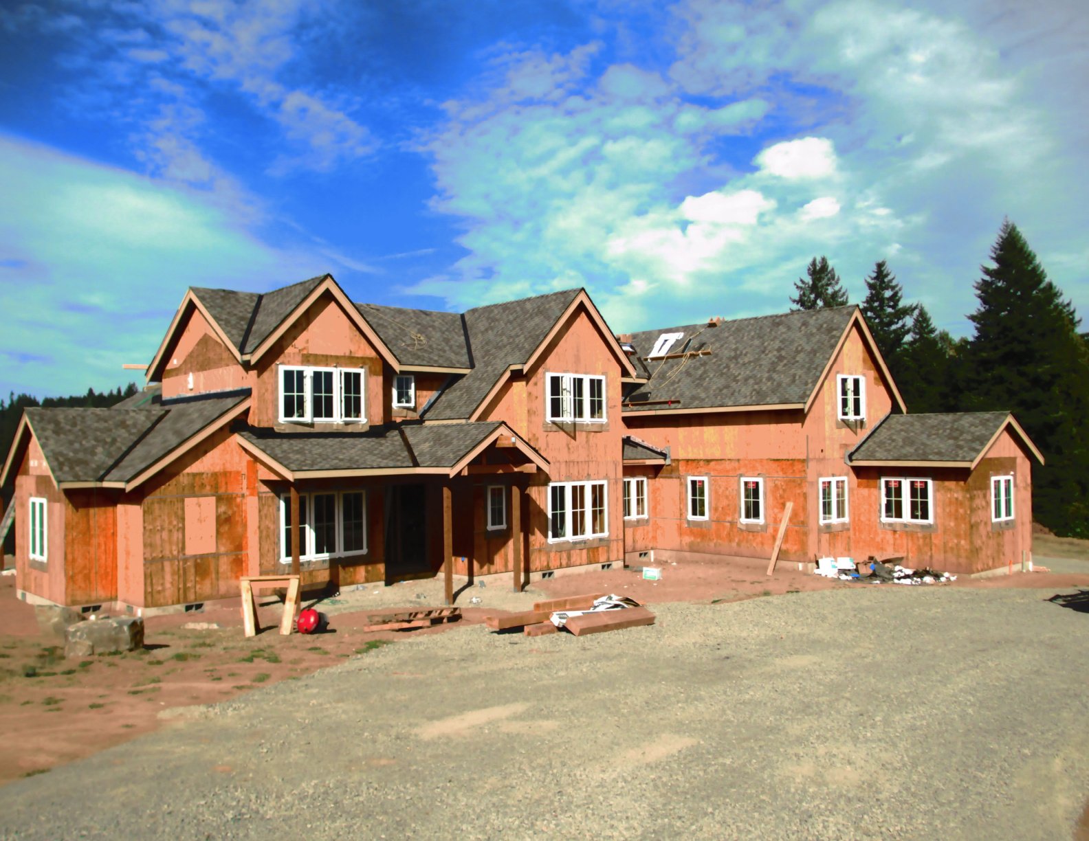 New construction residential roofing